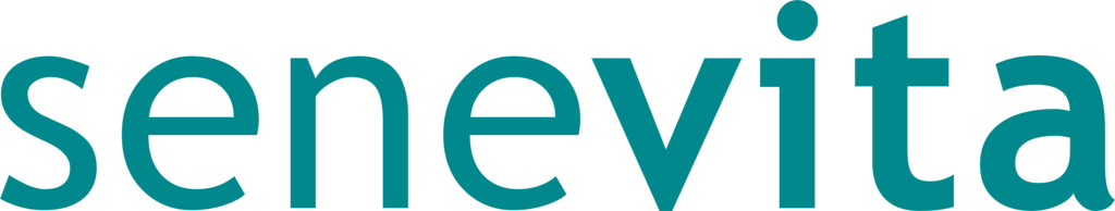 Abbildung des Logos von Senevita, einer langjährigen Ast & Fischer Kundin.